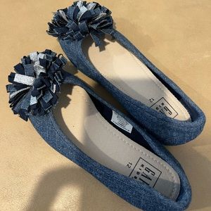 NEW girls fancy jeans shoes from GAP size 12.